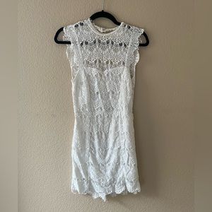 Intimately free white lace dress.  Free people size medium white